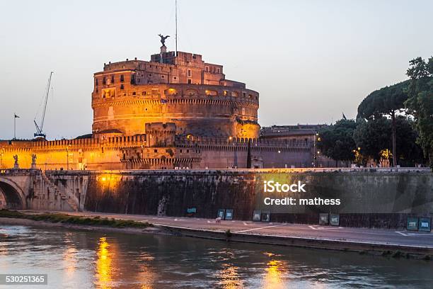 Castle Of St Angel In Rome Stock Photo - Download Image Now - Ancient, Angel, Antique