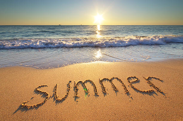 istock Summer word on the sea 530253121