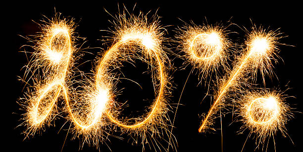 istock Sparkling inscription of 20% on a black background 530258601