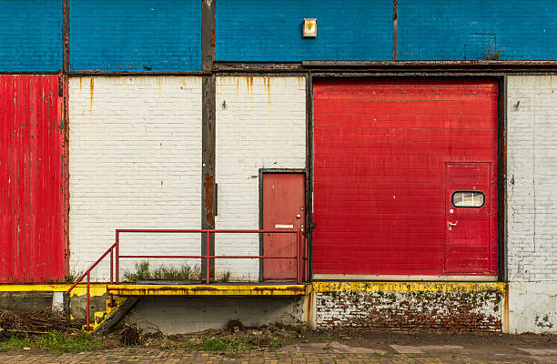 istock Facade of an old warehouse 530259379