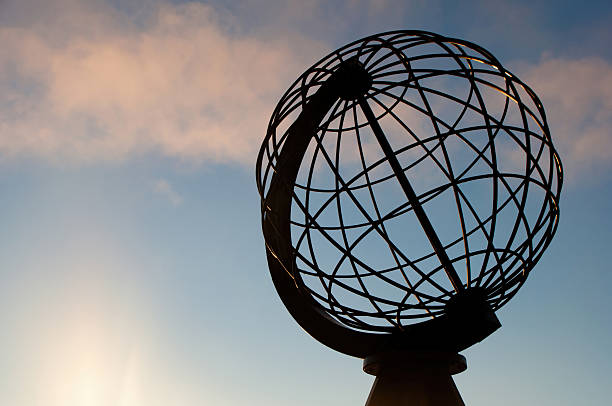istock Nordkapp (North Cape) under midnight sun 530259851