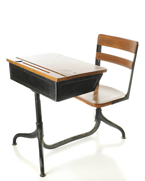 istock Antique School Desk 530261047