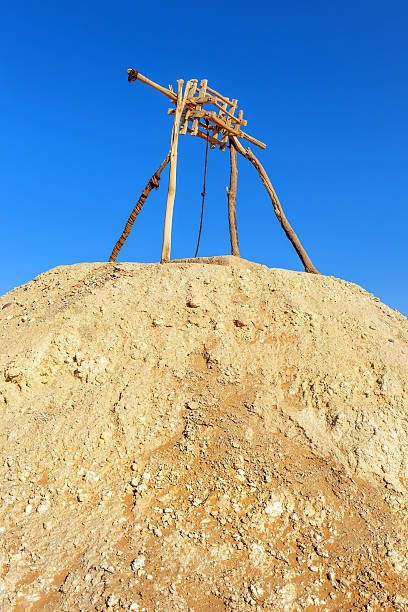 istock Spindle artesian wells Khettara irrigation system, Fezna, Morocco, North Africa 530261151