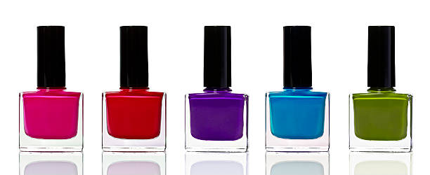 istock Five bottles of nail polish 530262965