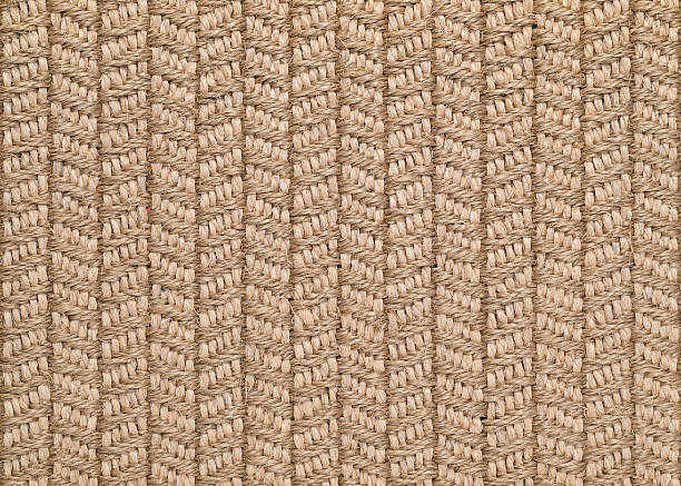Woven Sisal & Wool Rug Background