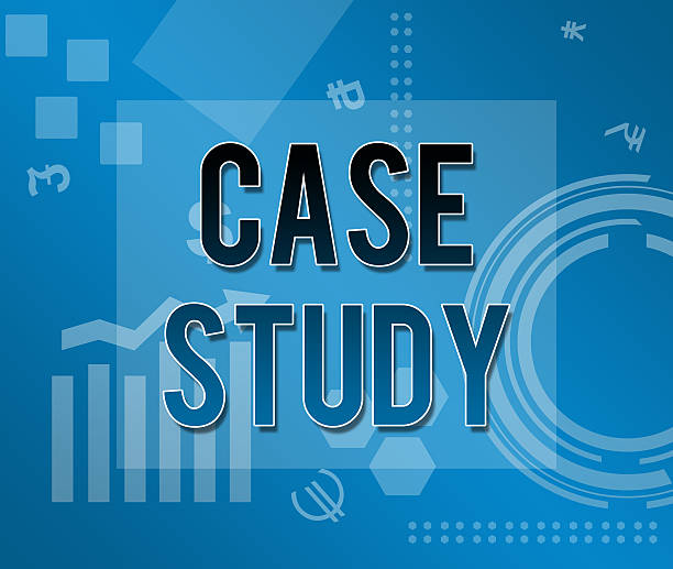Case Study Business Theme Background stock photo