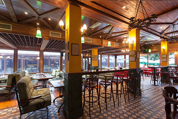 istock Interior of a modern cafe 530283159