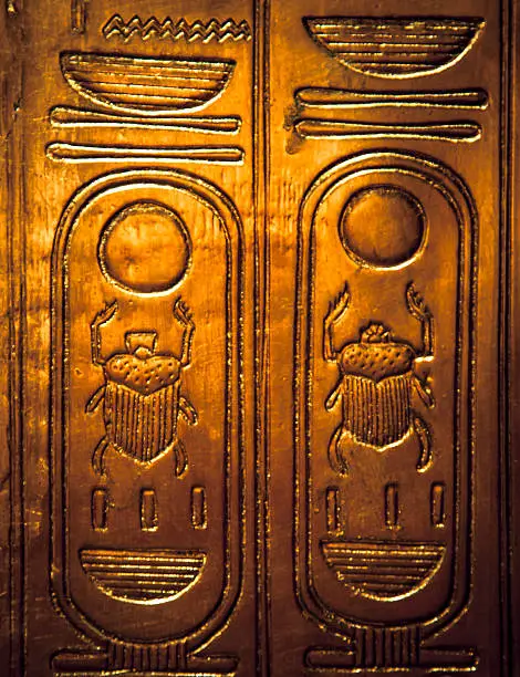 Egyptian hieroglyphics - scarabaeus