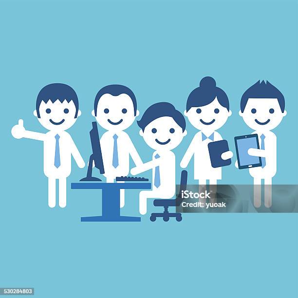 Teamwork Stock Illustration - Download Image Now - 20-24 Years, Adult, Business