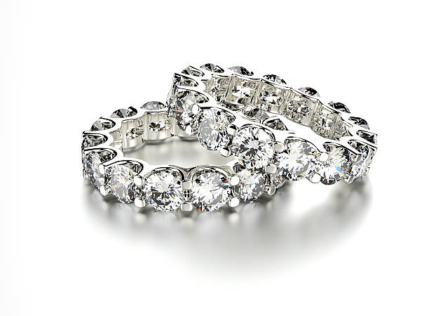 istock Golden  Ring with Diamond. Jewelry background 530286979