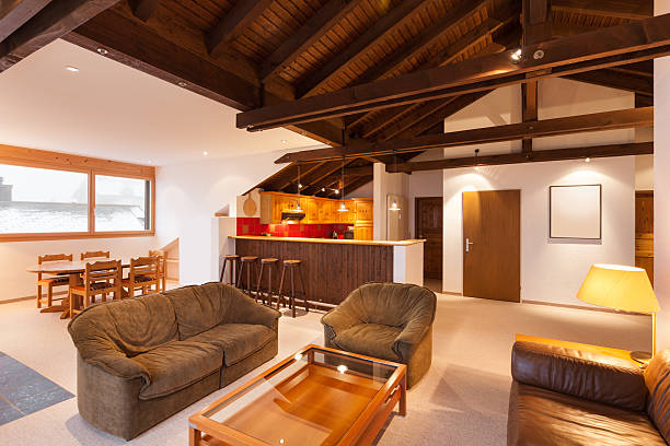 istock Interior, wide living room 530288485