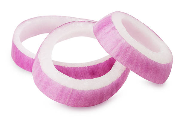 istock red onions on the white background 530288799