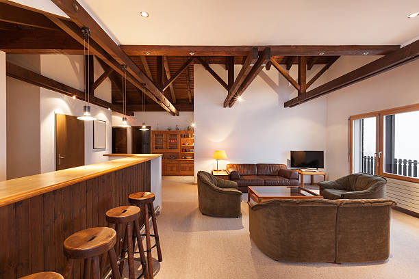 istock Interior, wide living room 530289555