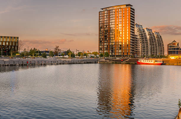 istock Salford Quays at Sunset 530302859