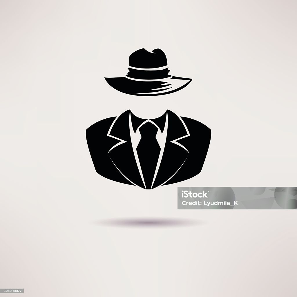 Icon spy, secret agent, the mafia Vector icon. Icon spy, secret agent, the mafia Vector icon Mafia stock vector