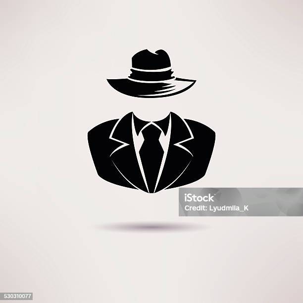 Icon Spy Secret Agent The Mafia Vector Icon Stock Illustration - Download Image Now - Mafia, Organized Crime, Computer Graphic