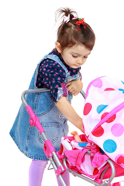 istock Little girl for interesting occupation. 530311271