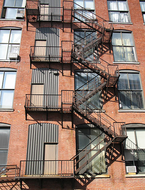 istock Exterior Fire Escape Stairs 530311287