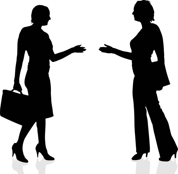 istock Vector silhouette of a businesswoman. 530312159