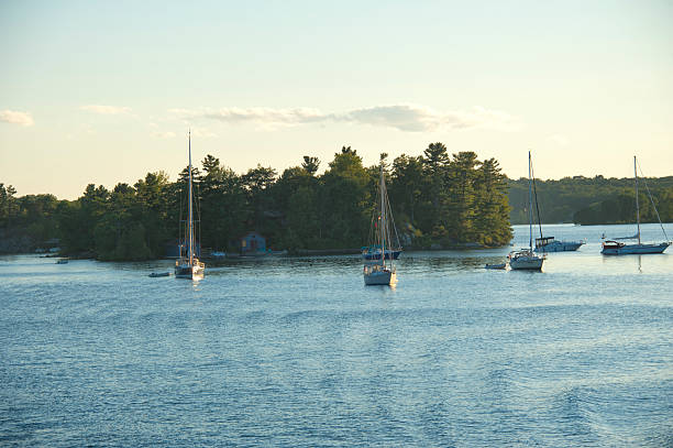 istock Boat parked at Thousand Islands 530319343