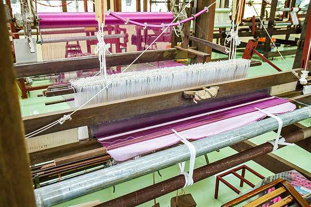 istock Loom for weaving silk in Thailand. 530319739