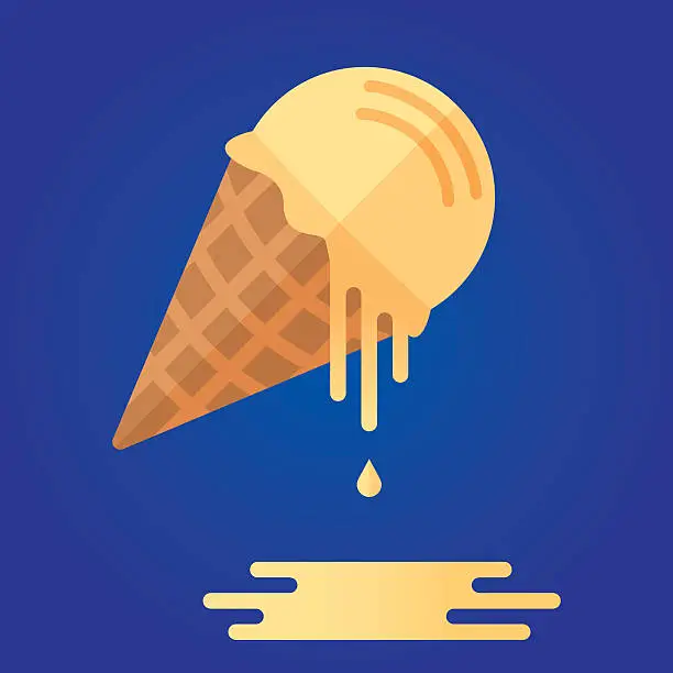 Vector illustration of Ice Cream Cone