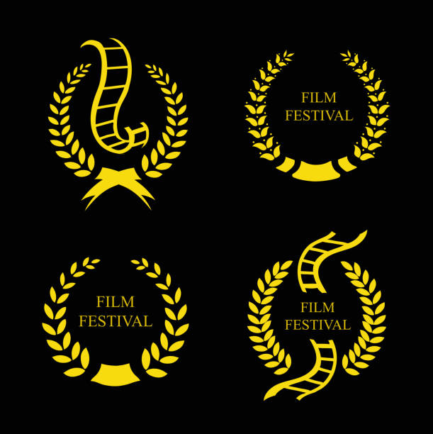 ilustraciones, imágenes clip art, dibujos animados e iconos de stock de el festival de cine de oro - festival san sebastian