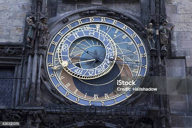 Prague Old Town Hall Clock Stock Photo - Download Image Now - Ancient, Antique, Architecture