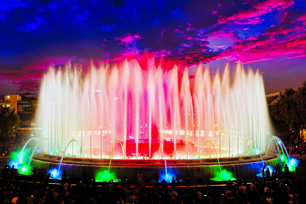 istock The famous Montjuic Fountain. 530322847