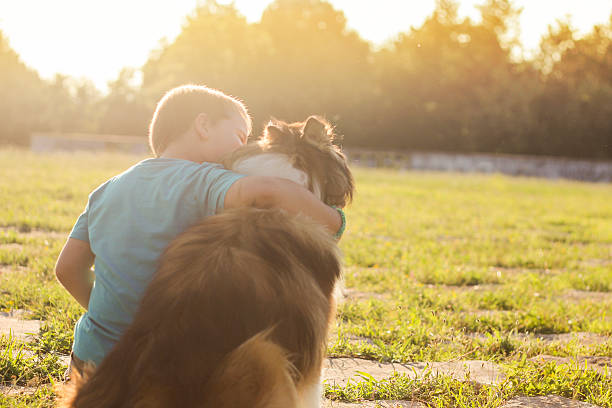 istock Boy kissing his best frend 530323835