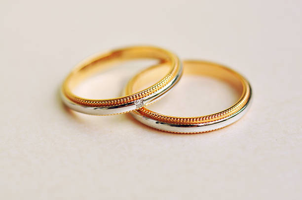 istock Wedding bands related to romance and wedding 530324629