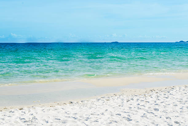 istock Beautiful Beach with Blue sea 530324873