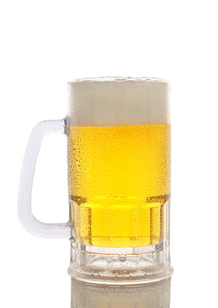 istock Mug of Beer on white 530324965