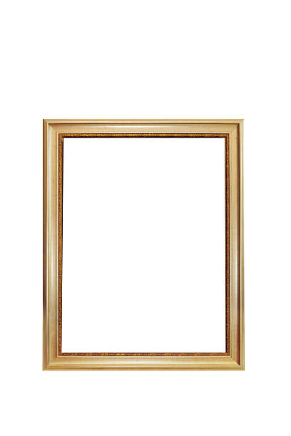 istock isolated gold vintage photo frame 530325681