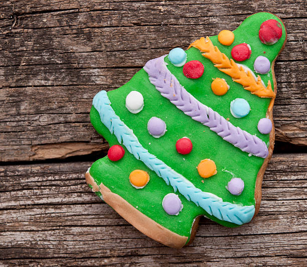 istock holiday cookie on rustic wooden background for the holidays 530335189