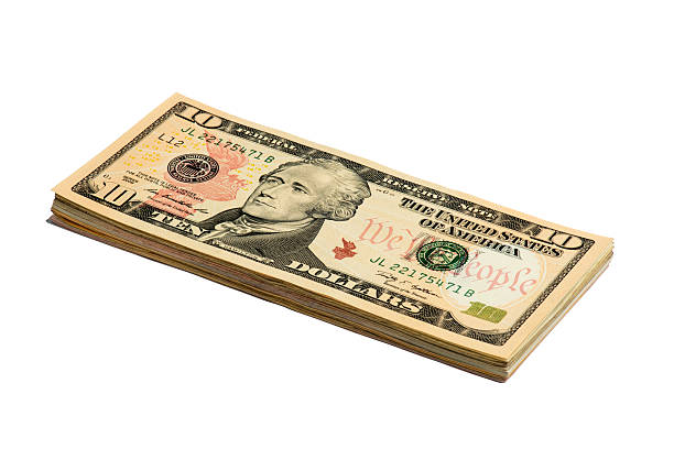 istock Ten American Dollar Bill 530335879