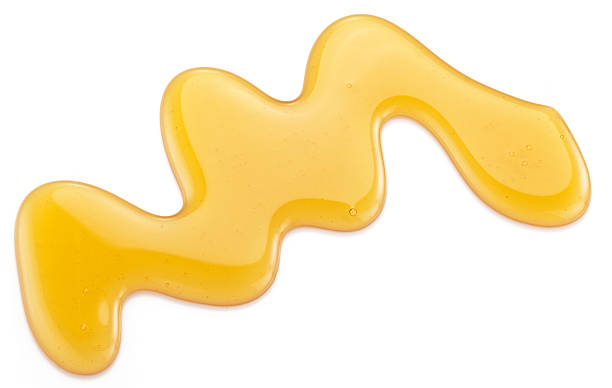 istock Honey stain isolated on a white background. 530337655
