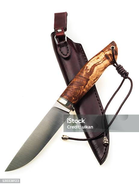 Hunting Knife Stock Photo - Download Image Now - Blade, Cut Out, Cutting