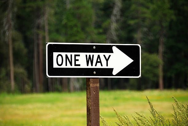 istock Yosemite National Park one way sign 530339989
