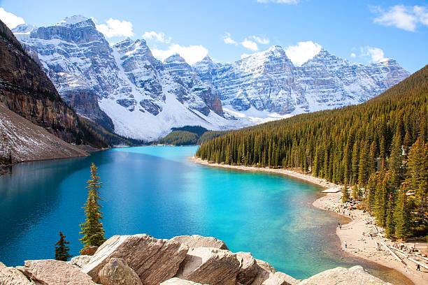 istock Moraine Lake, Canadian Rockies 530340419