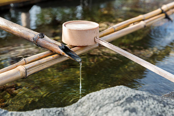 istock Traditional Bamboo Fountain in Japan 530341315