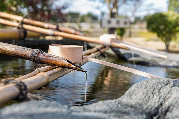 istock Traditional bamboo fountain 530341321