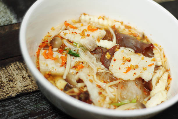 istock close up thai spicy fish noodle 530348281