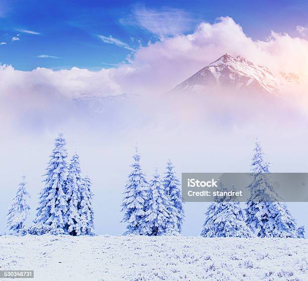 Sunny Winter Landscape Stock Photo - Download Image Now - Austria, Backgrounds, Beauty