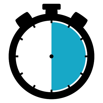 Stoppwatch icon: 30 Minutes 30 Seconds 6 hours