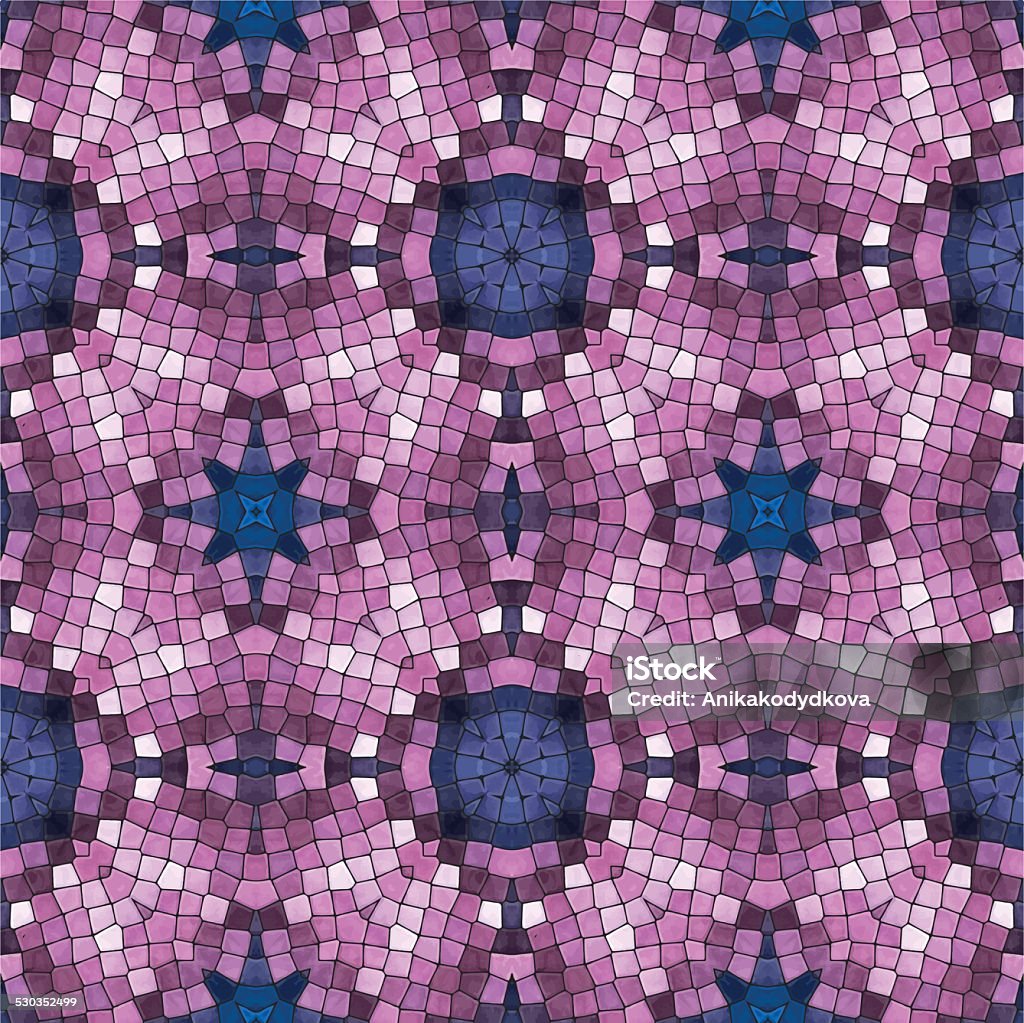 mosaic seamless pattern pink and dark blue mosaic seamless pattern, vector illustration, eps 10 Kaleidoscope Pattern stock vector