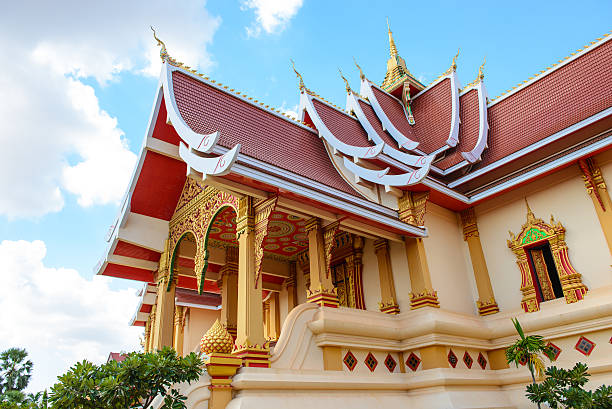 istock Wat That Luang Tai in Vientine 530354421