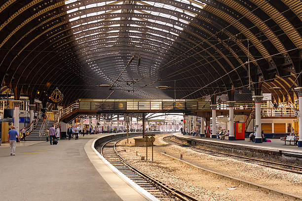 istock train station in York, UK 530360865