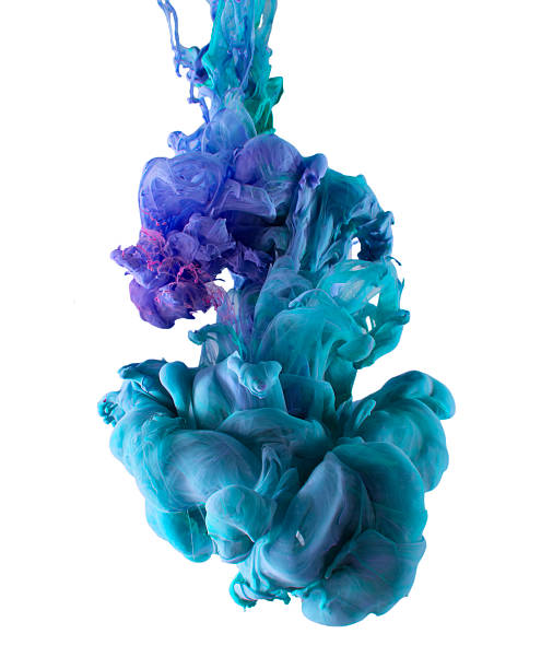 istock ink color drop, violet and blue 530361405