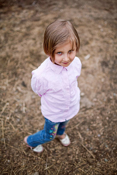 istock Little girl is happy and playing 530361805